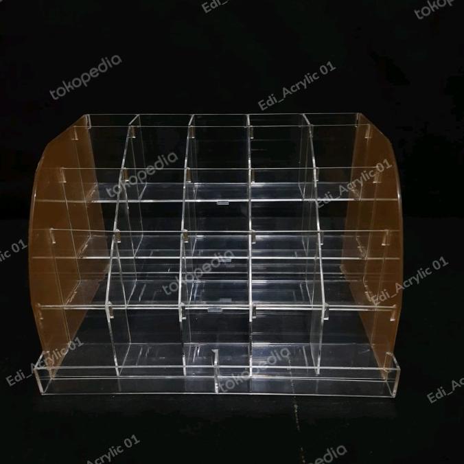 

Office & Stationery | Document Organizer | Display Acrylic Rak Pulpen+Penghapus 4 Tingkat/Rak Pensil Organizer | Best Seller