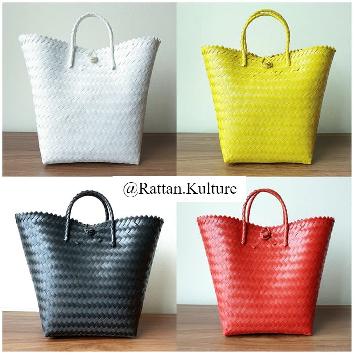 Kana Bag Polos - Tas Belanja Anyaman, Tas Parcel, Tas Hampers Parsel