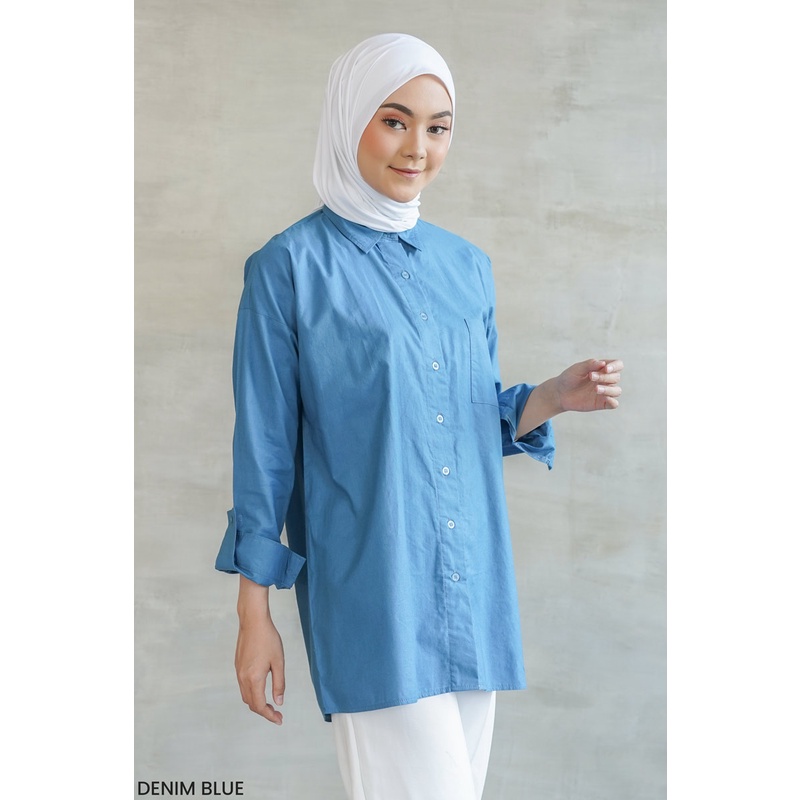 Kemeja Speci Boyfriend Long Shirt