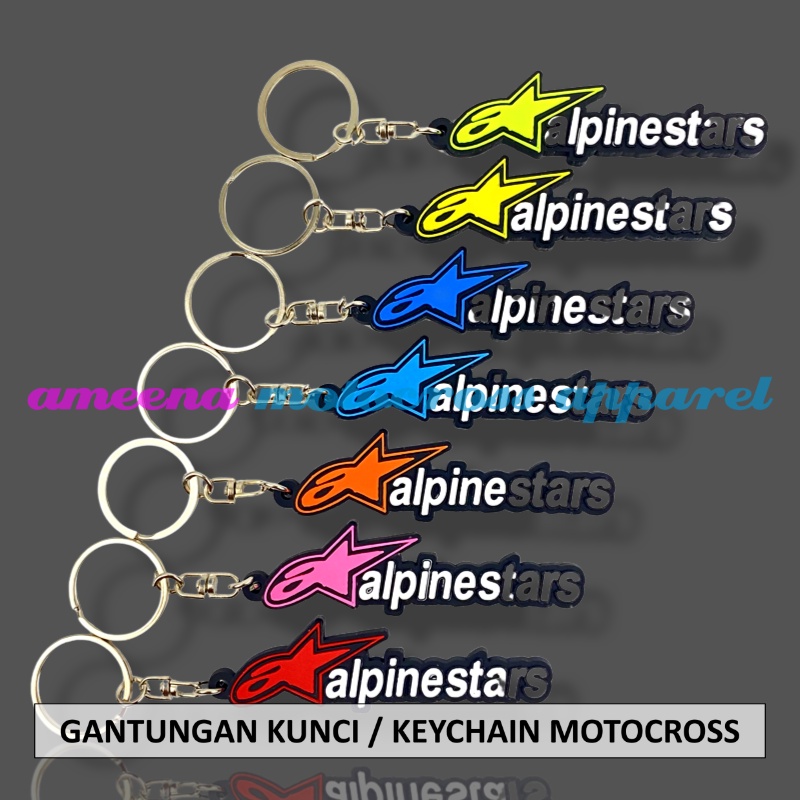 Gantungan Kunci Motocross - Keychain Trail MX - Gantungan Kunci Trabas - Keychain Enduro - Souvenir Trail - Keychain Souvenir - M1-AS