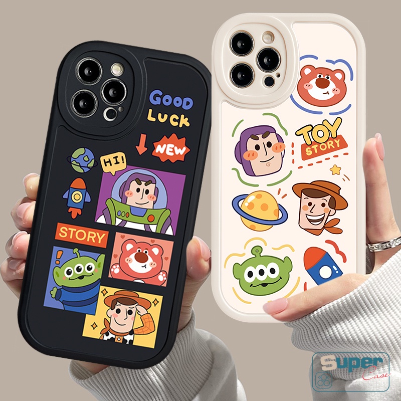 Kartun Toy Story Soft Phone Case OPPO A17 A15 A95 A74 A57 2022 A17K A96 A12 A16K A76 A55 A16E A5S A3S A15s A94 A16 A1K A53 A9 A5 2020 A54 A7 Reno 8 7 7Z 5F 5 6 4F A31 A92 A33 A36