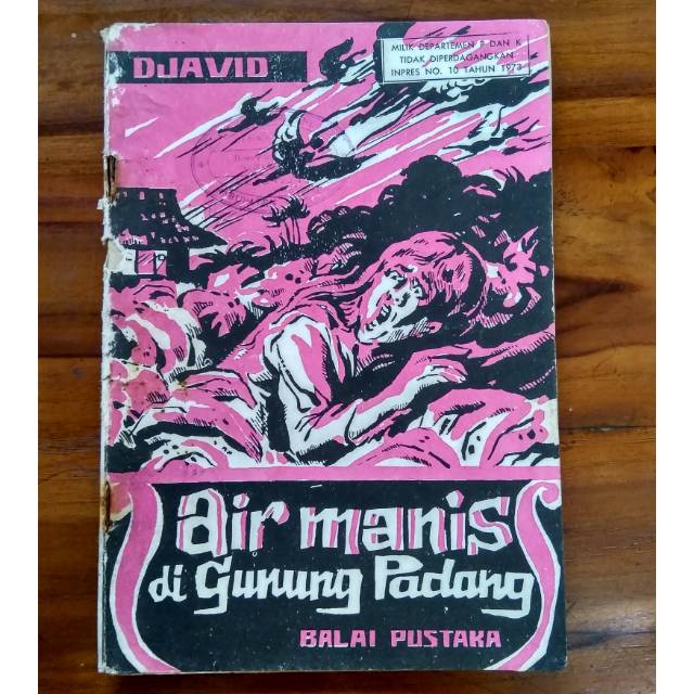 Buku lawas Air Manis di gunung Padang , Djavid