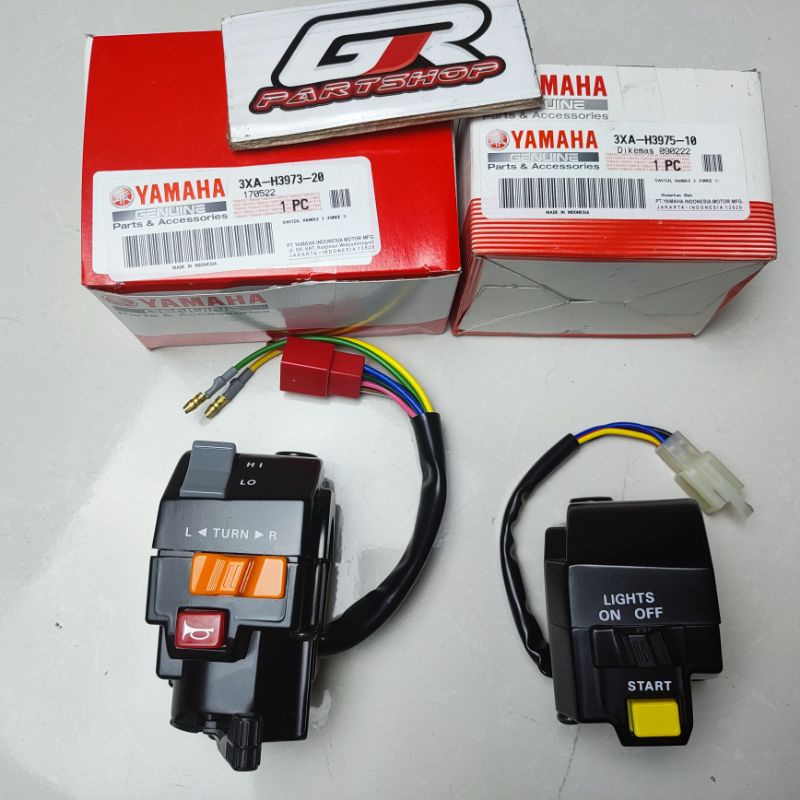 SAKLAR ASSY KIRI KANAN FORCE ONE VEGA R LAMA CRYPTON ORI YGP FlZ F1Z F1 HOLDER SWITCH SAKELAR