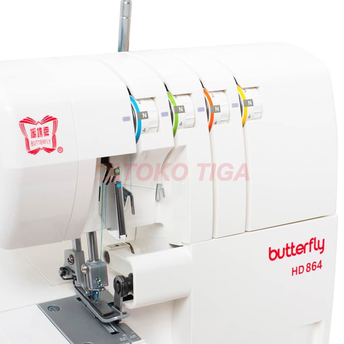 Mesin Obras dan Neci BUTTERFLY Heavy Duty HD 864 / HD864 Portable