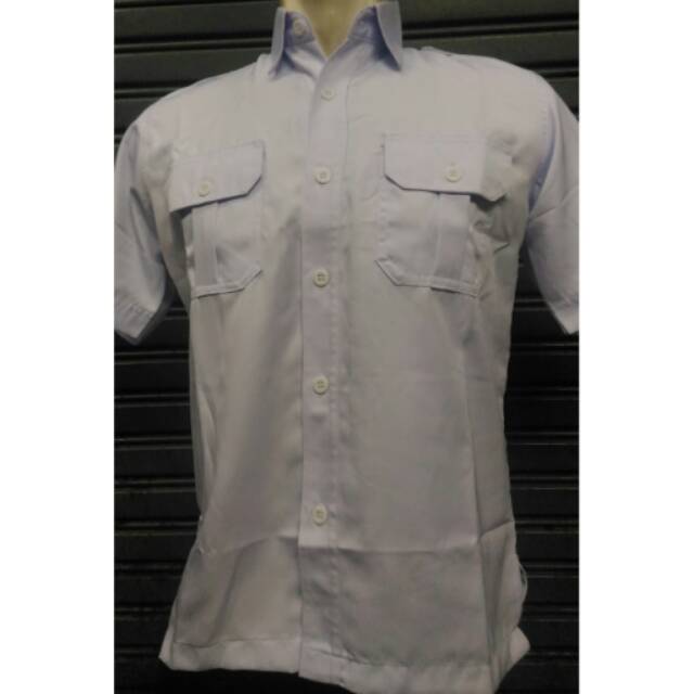 Seragam pns dki kemeja putih pria
