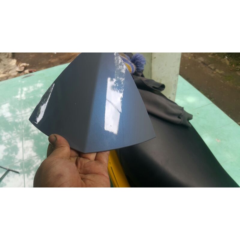 cat warna abu epoxy mode bunglon biru 240ml