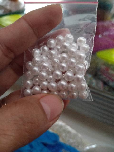 MUTIARA RINGAN 3, 4, 5, 6 DAN 8MM GRADE A 10 GRAM