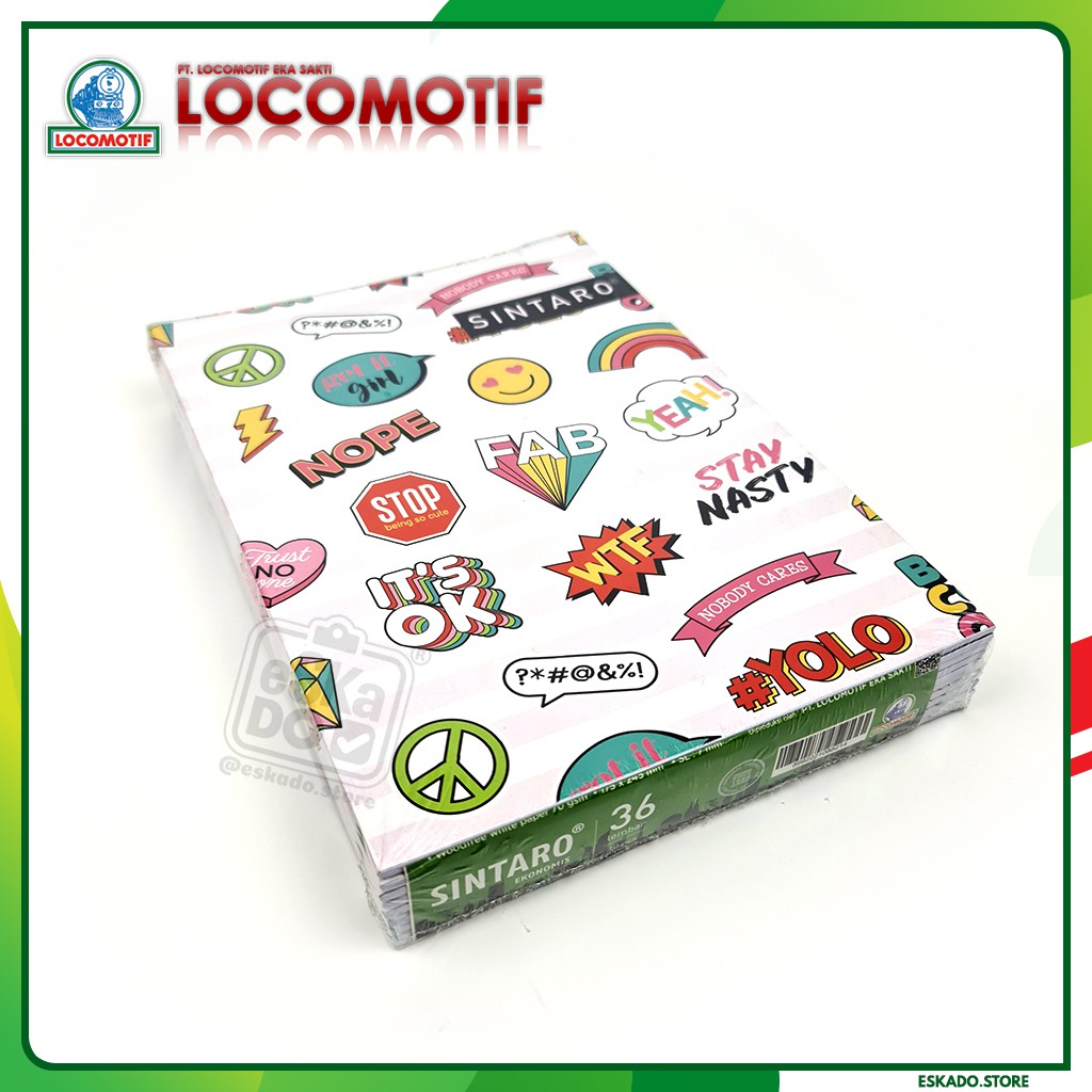 

Buku Tulis SINTARO 36 Lembar (10 PCS) - Locomotif
