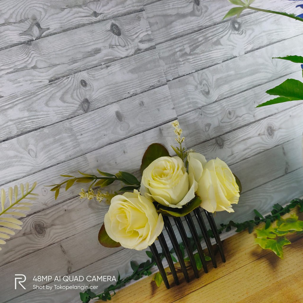 Sirkam Hiasan Rambut Wanita Model Bunga&amp;Daun Tokopelanginicer