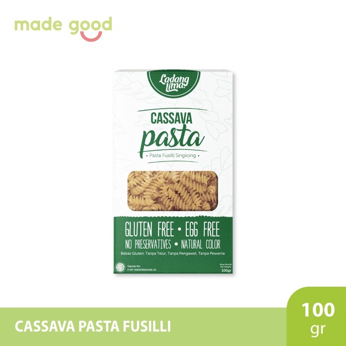 

Pasta Mac n Cheese Cassava Singkong, Keju 115 gram - Ladang Lima