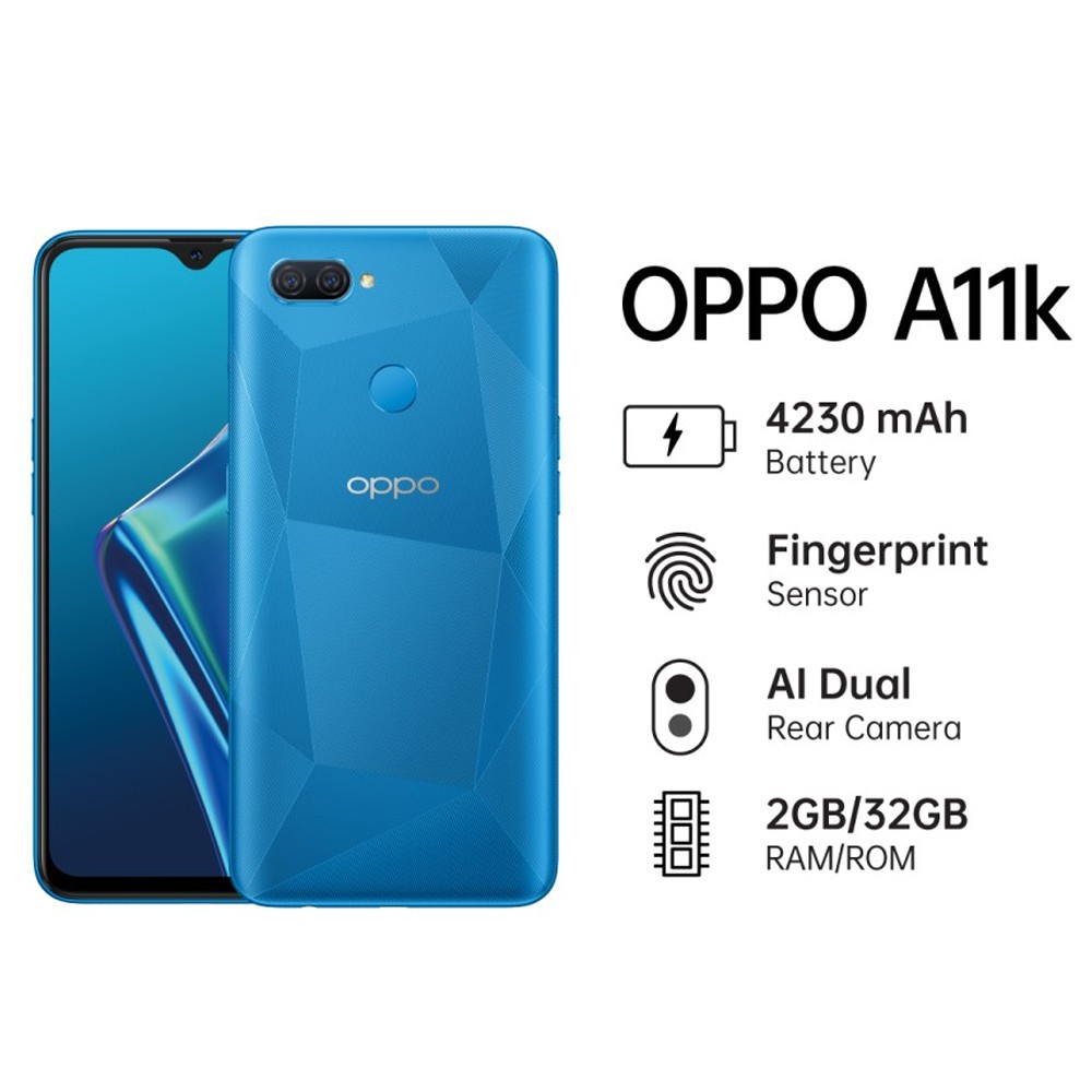 Oppo A16E Ram 2GB Internal 32GB- Garansi Resmi