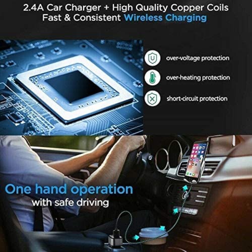 Car Wireless Charger S5 / Holder Hp Charger Mobil / Smart Sensor