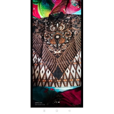 TRESNO RAFANDA KEMEJA BATIK PRIA SOLO LENGAN PANJANG PENDEK LAPIS FURING ATASAN PREMIUM MODERN
