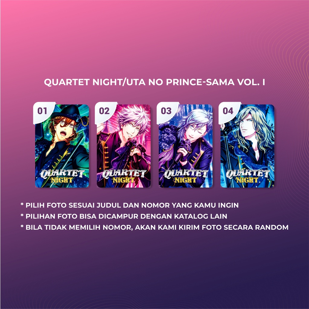 Photocard Uta no Prince-sama / Quartet Night Vol. I