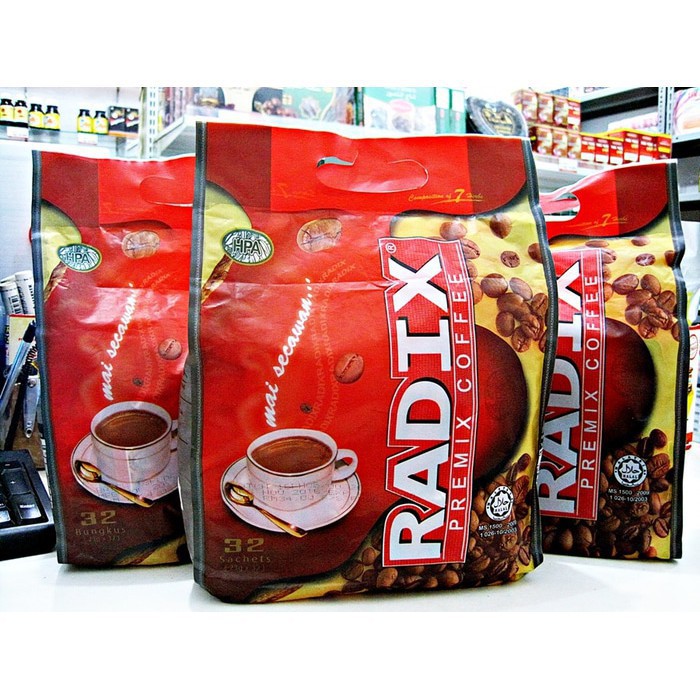 

Kopi Radix Hpa Original isi 32 sachet Malaysia