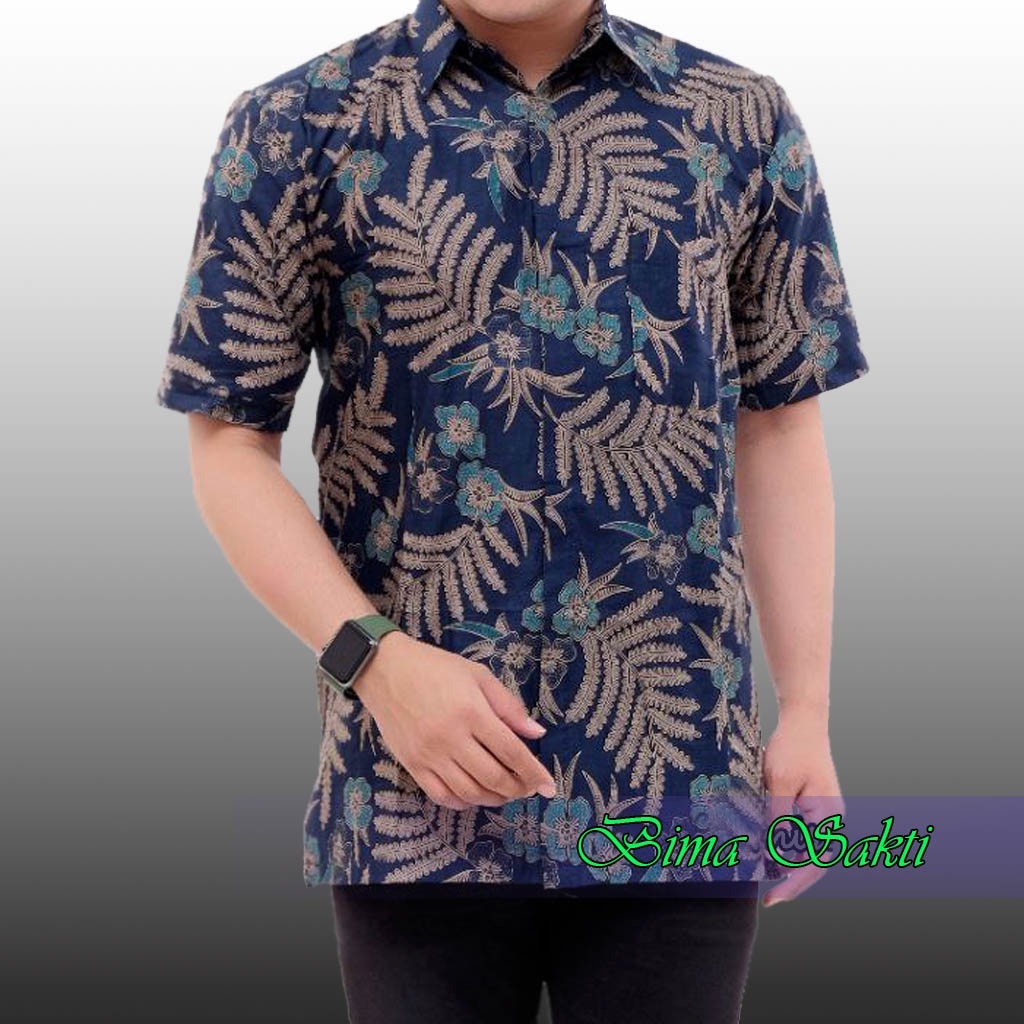 Batik Pria Lengan pendek / Baju Batik Pekalongan Murah Lengan Pendek New Modern / Seragam Pesta Resepsi Kantor Dinas Keren / Kemeja Batik Pria Lengan Pendek Terlaris / Batik Pekalongan / Kemeja Pria Terbaru /Baju Batik Pria