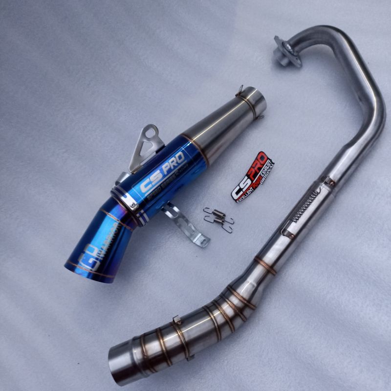 Open Spec Cs Pro Pipe For Raider 150 Carb Raider 150 Fi Tmx125/155 Tc100 Sniper Rs150 model daeng