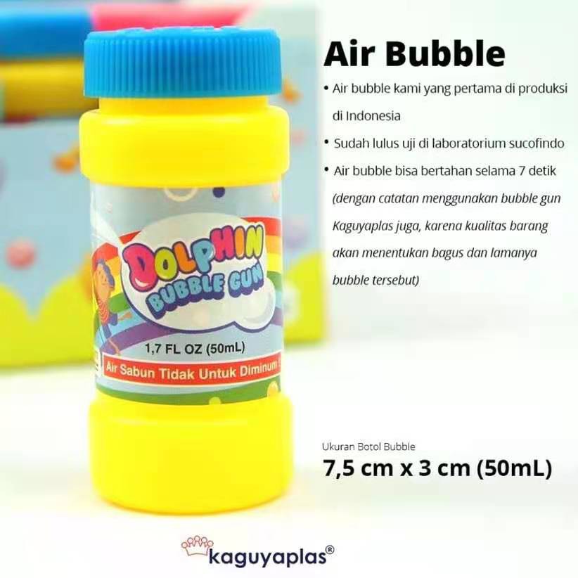 Bronsis - Refill Sabun Isi Ulang Gelembung Busa Water Bubble Botol 50 ml