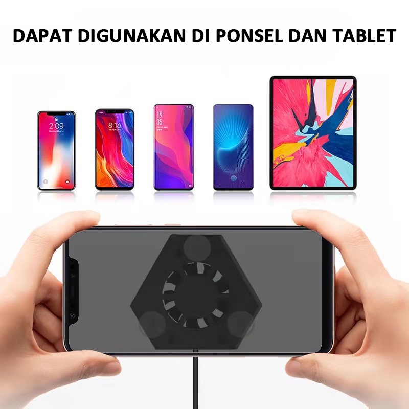 Weyon Sakura Pendingin kipas radiator ponsel pendinginan cepat Mobile phone radiator kipas pendingin game ponsel Android iOS