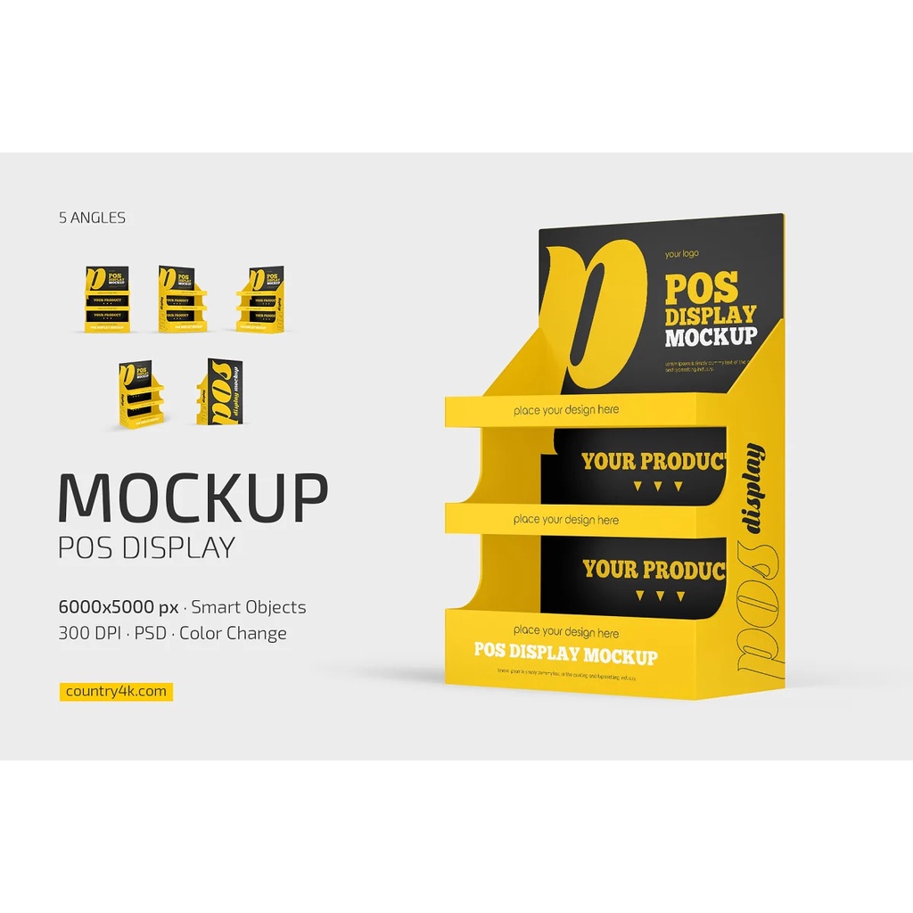 Pos Display Mockup Set