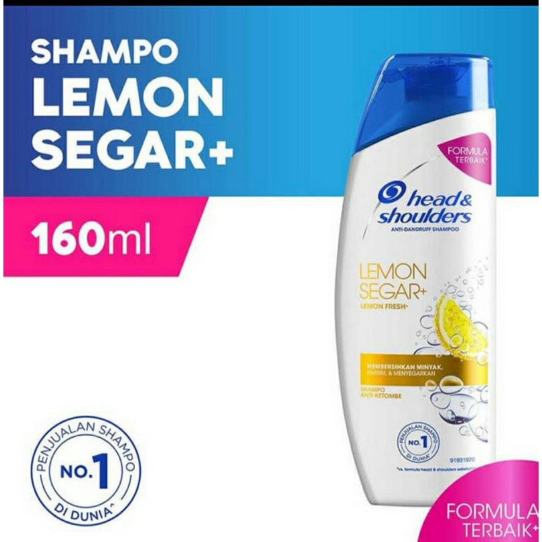 Head &amp; Shoulders sampo Lemon Segar 160 ml