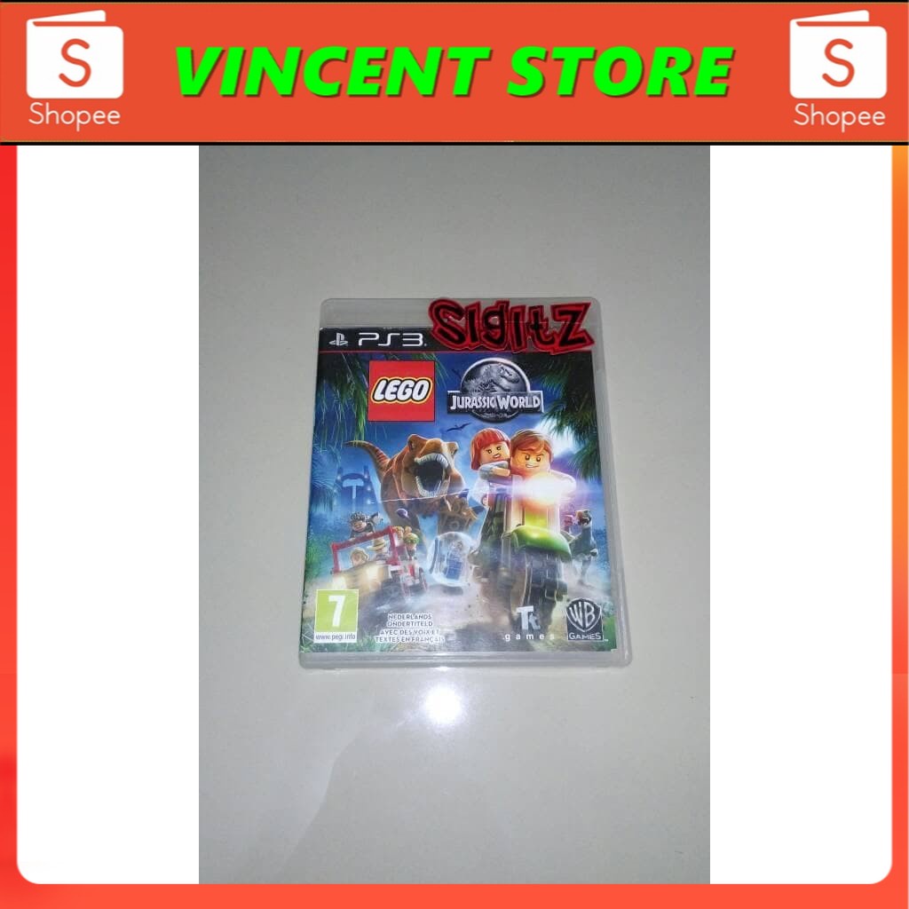 PRODUK ORIGINAL bd ps3 kaset lego jurassic world