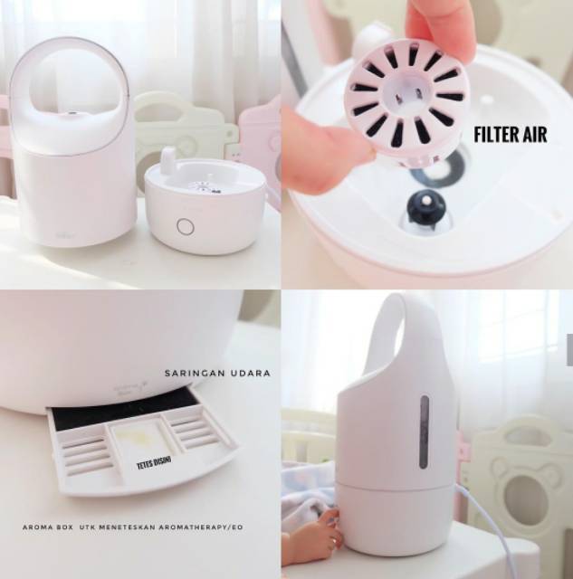 Bear Humidifier - Alat pembersih dan pelembab udara