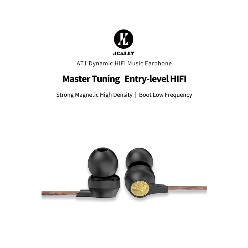 JCALLY AT1 Wired Earbuds In Ear Earphone alt QKZ AK6 X MAX KZ EDX Pro TRN MT1 KZ EDC KZ EDS