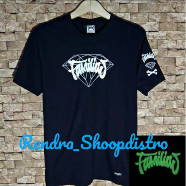 Kaos distro familias glow in the dark