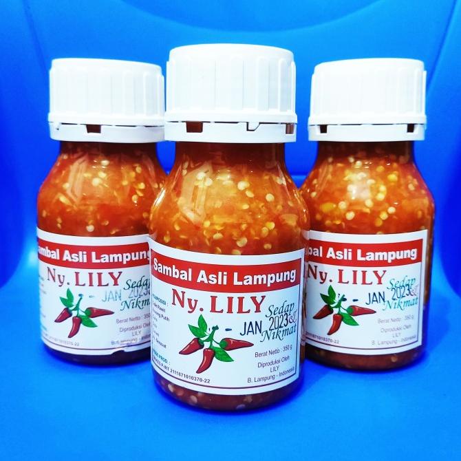 

[[COD]] Sambal Lampung Asli Ny. Lily 350gram DISKON Kode 196
