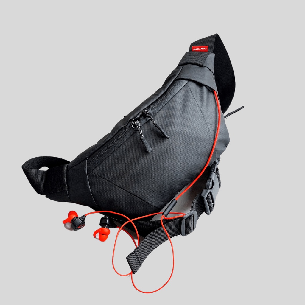 HANAWA - Tas Pinggang Waterproof Pria Wanita Bahan Bimo Waistbag Murah - Keren