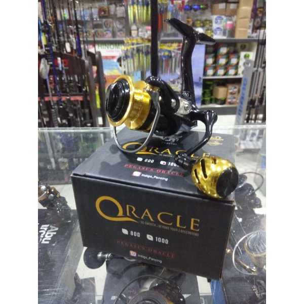 Reel Pegasus ORACLE 1000. REEL KATROL POWER HANDLE. REEL ULTRALIGHT DASARAN KOLAM UDANG. SPINNING CA