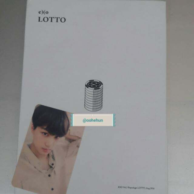 EXO ALBUM LOTTO KOREAN VERSION + KAI PC ASLI KORLIC NO DAMAGE