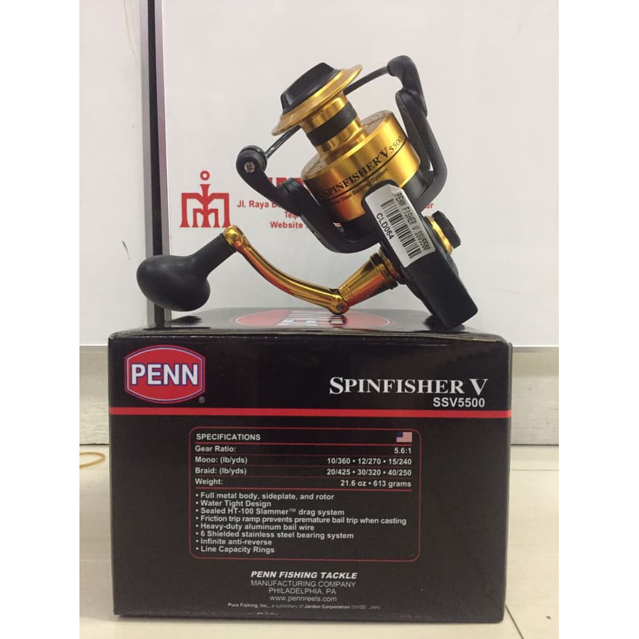Diskon Reel PEEN SPINFISHER SSV 5500