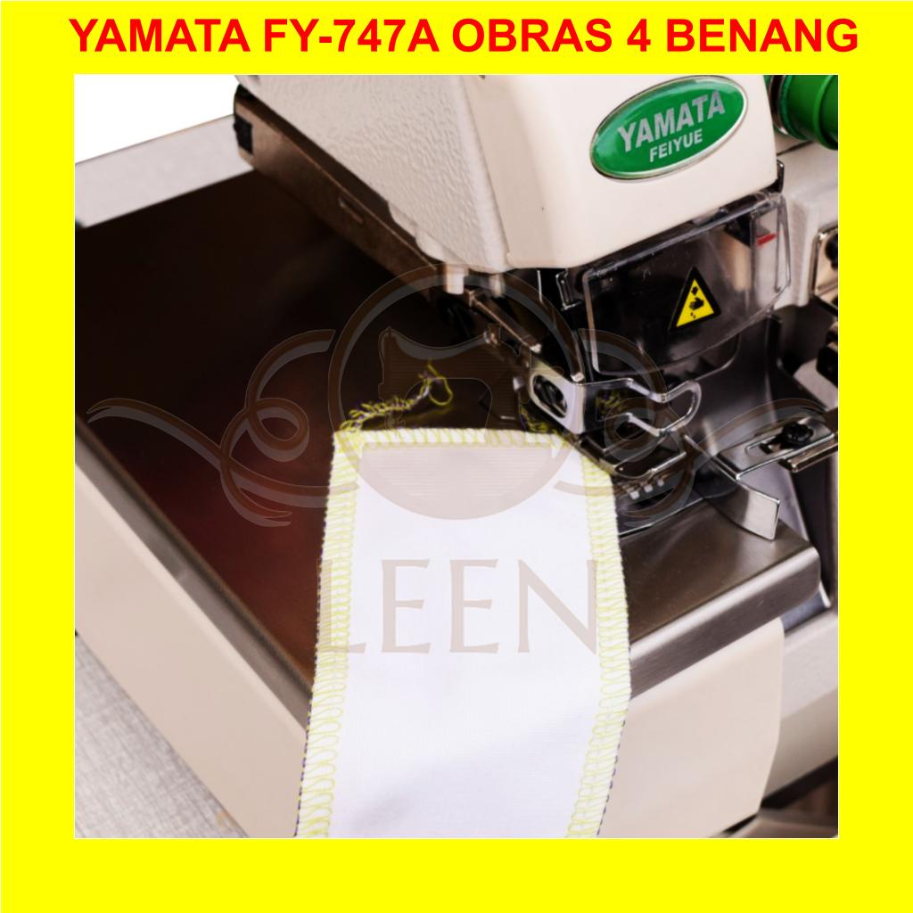 Mesin Obras YAMATA FY747A FY747 747 Benang 4 Industri Garmen Kaos LEEN