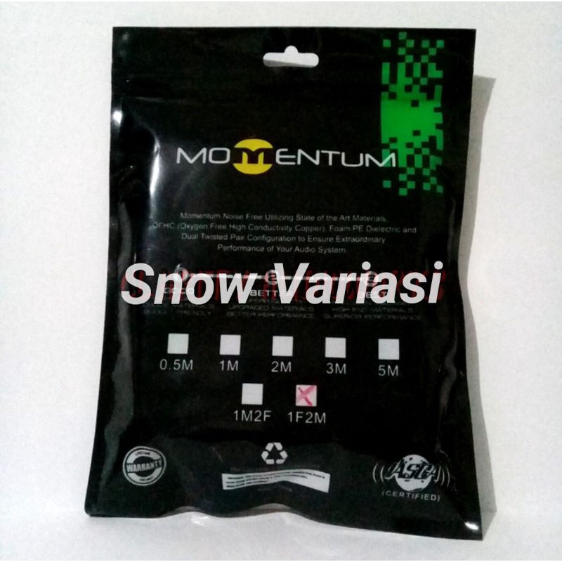 Kabel rca cabang 1 cewek female 2 cowok male