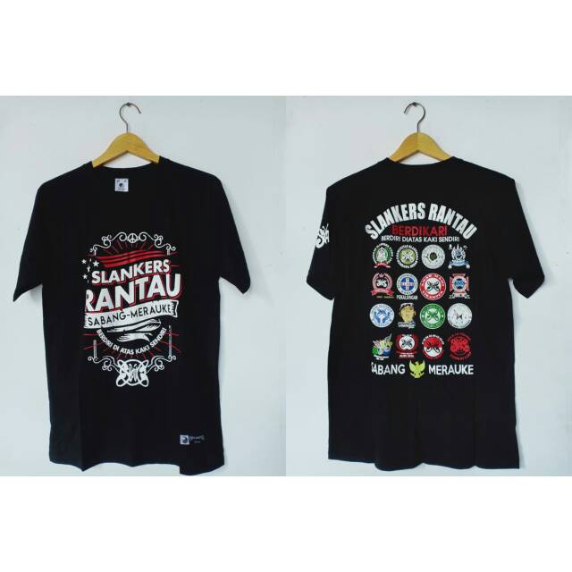Baju pendek slank - slankers rantau - Made in Slankers - Fungky jungky store