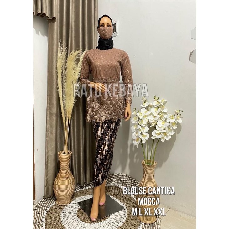 NEW STOK BLOUS CANTIKA/TUNIK PESTA KONDANGAN SUPER MEWAH/TUNIK PESTA TERBARU 2021/TUNIK KONDANGAN 20