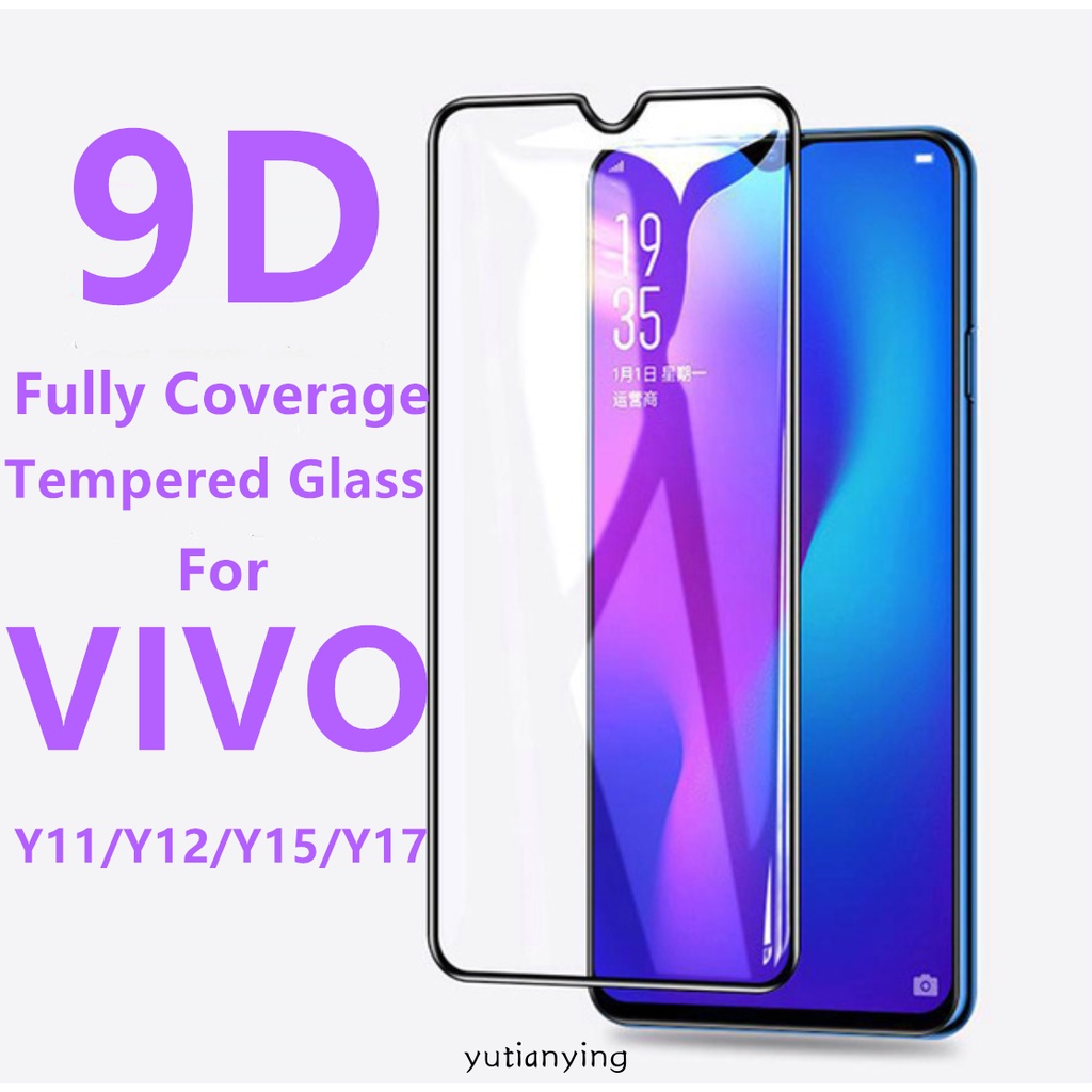 Pelindung Layar Tempered Glass 9d Untuk Vivo Y21 2021 Y33S Y21S Y12 Y30 Y50 Y30I Y20 Y20I Y11 Y17 Y15 Y12I Y91 Y93 Y95