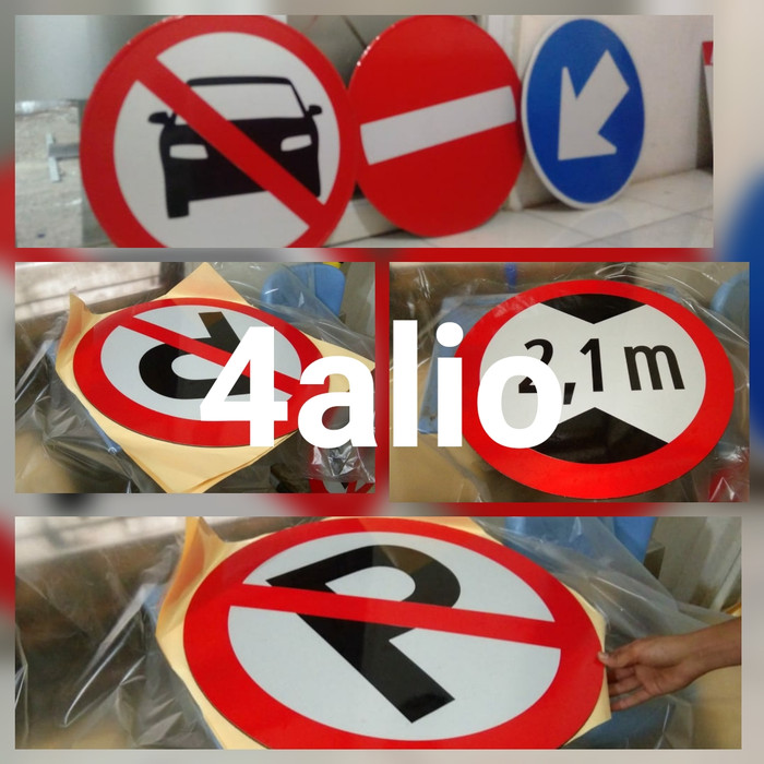 

(ST127) rambu lalu lintas 60cm custom 1 hari jadi elegan