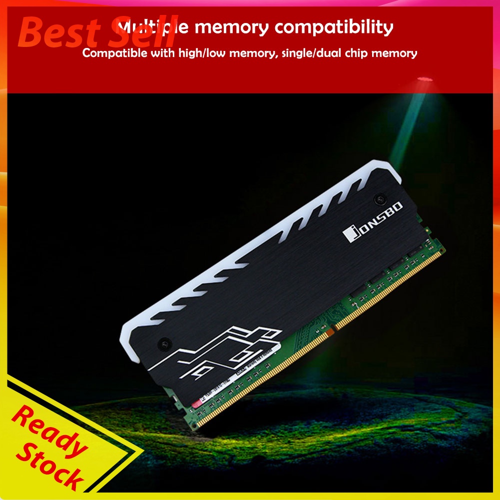 RGB RAM Heatsink DDR DDR3 DDR4 Memory Heat Spreader Cooler for Desktop PC