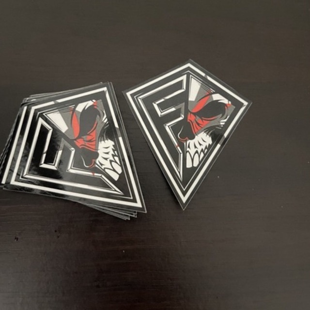 

FBN sticker Vinil Star Logo lebar 5,5cm laminasi gloss