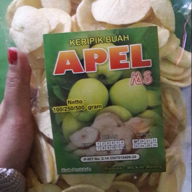 

Kripik buah apel