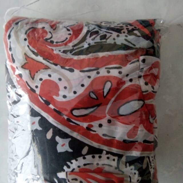 kain sifon motif untuk 1 set gamis + kerudung