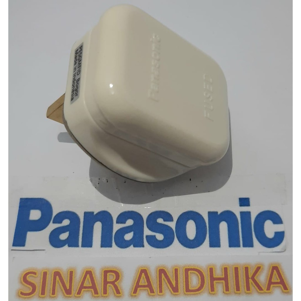 STEKER STOP KONTAK AC PANASONIC ADA SEKERING 13A (ONLY STEKER) WEJ 9111W