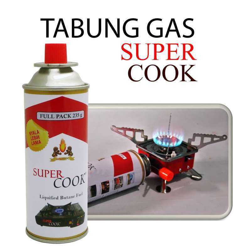 GAS PORTABLE SUPER COOK / GAS KALENG