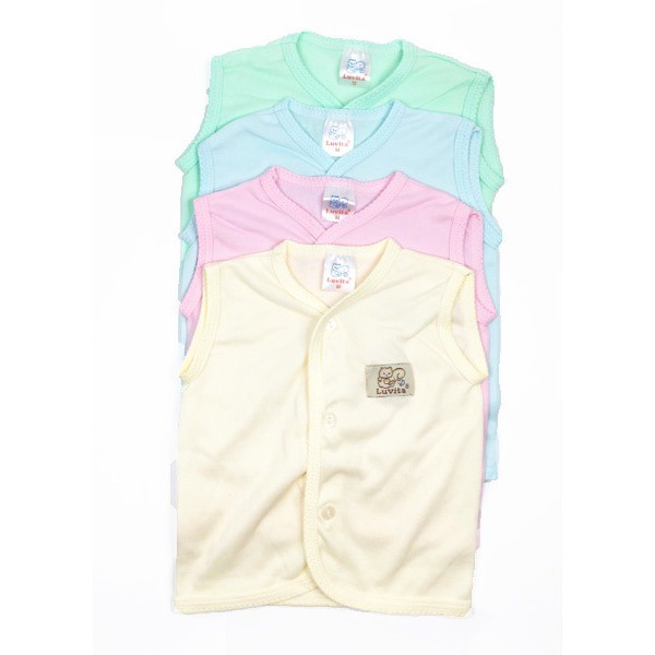 baju bayi LUVITA baju kutung polos warna size M L p016