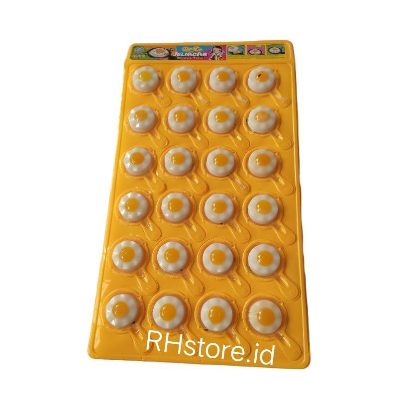 

JELLY AGAR TELOR CEPLOK ENAK/ PERMEN JELLY PUDING TELOR ISI 24 PCS