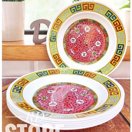 PROMO 6.PCS PIRING MAKAN MOTIF MELAMINE