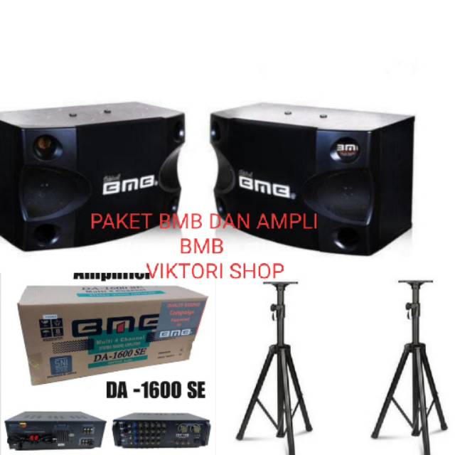 Paket speaker bmb dan ampli bmb garansi 3 tahun bmb
